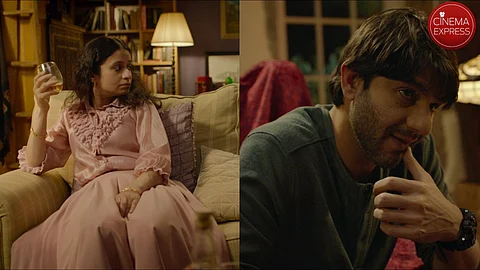 Rasika Dugal (L) and Arjun Mathur (R) in the film