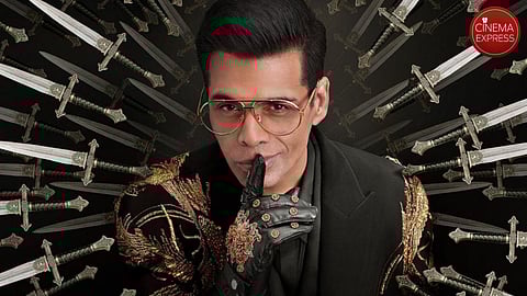 Karan Johar in the show's poster