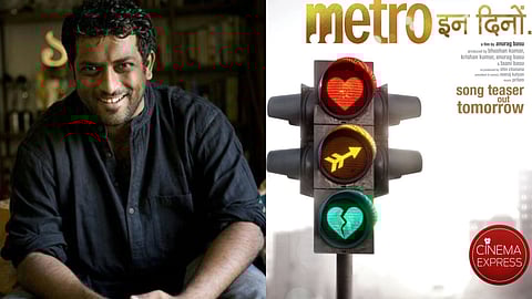 Anurag Basu (L) and Metro In Dino poster (R)
