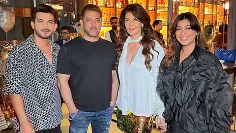 Salman Khan at Sangeeta Bijlani's birthday bash