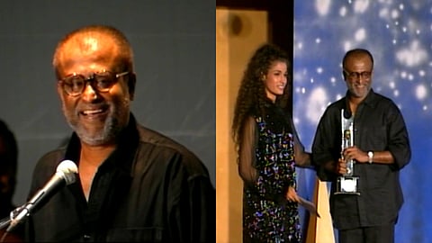 When Rajinikanth shared the story of shaving his head for Rs 4000 at Cinema Express Awards