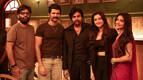 Team Kingdom meets Pawan Kalyan on Ustaad Bhagat Singh set