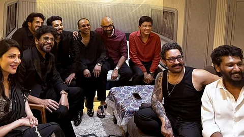 Aamir Khan hosts Sitaare Zameen Par watch party with Coolie cast and crew
