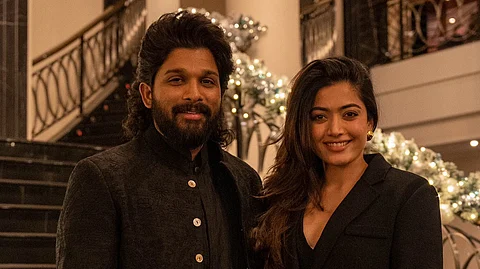 Allu Arjun thanks Rashmika for gift from her new fragrance brand