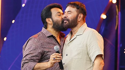 Mohanlal shares iconic photo celebrating Mammootty’s recovery