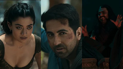 Thama teaser: Ayushmann Khurrana and Rashmika Mandanna’s 'age-old' love story has Nawazuddin Siddiqui as a fanged villain