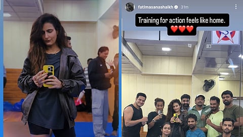 Fatima Sana Shaikh training for an action film?