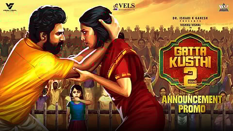 Makers drop the sequel promo of Vishnu Vishal's Gatta Kusthi