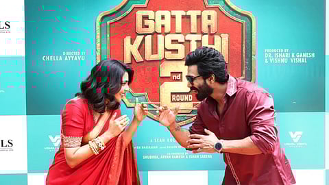 Vishnu Vishal- Aishwarya Lekshmi's Gatta Kusthi 2 to wrap filming in one continuous schedule