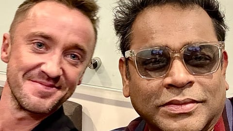 AR Rahman confirms Harry Potter star Tom Felton's role in Hansal Mehta's Gandhi; shares selfie