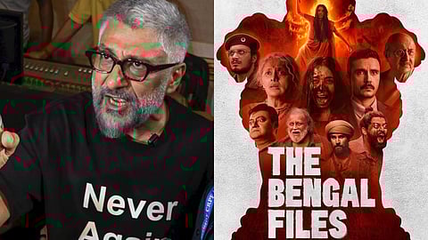 Vivek Agnihotri (L) and The Bengal Files (R)