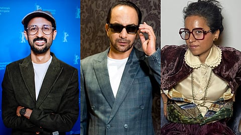 Jugnuma director Raam Reddy (L), Deepak Dobriyal (M) and Tillotama Shome (R)