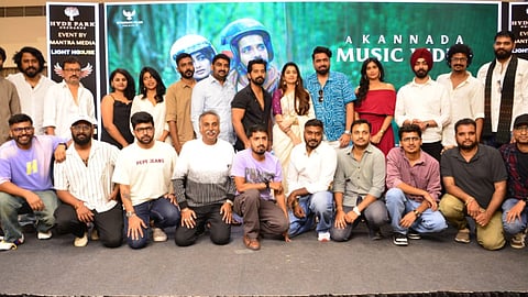 Lyricist Nagarjun Sharma unveils Shubhashaya album song with Pruthvi Ambaar and Anjali Anish