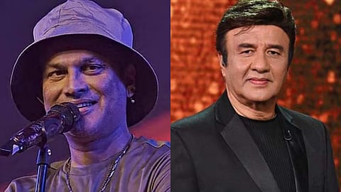 Zubeen Garg (L) and Anu Malik (R)