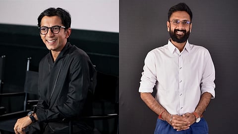 Anshuman Jha (L) from First Ray Films and Vishal Gupta (R), founder of Max Marketing