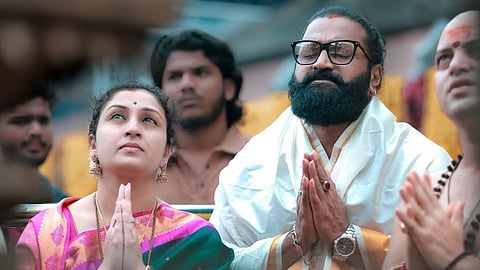Rishab Shetty and wife Pragathi's temple visit mark the final countdown to Kantara: Chapter 1