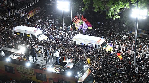 Stampede breaks at Vijay’s political rally in Karur, 30 dead, over 60 injured