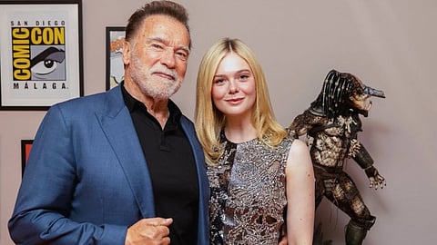 Elle Fanning on meeting Arnold Schwarzenegger: 'Hanging with Dutch!'