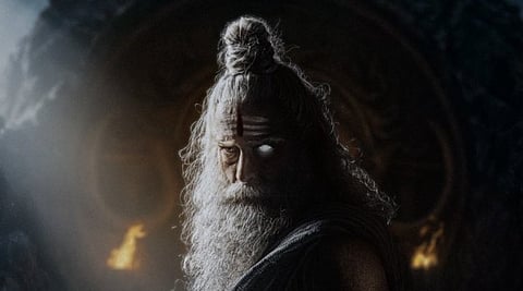 Akshaye Khanna is enigmatic as Asuraguru Shukracharya in Prashanth Varma’s Mahakali poster