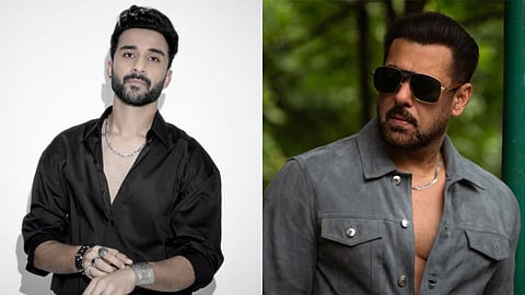 Raghav Juyal (L) and Salman Khan (R)