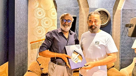 MS Bhaskar meets Kamal Haasan after receiving National Award