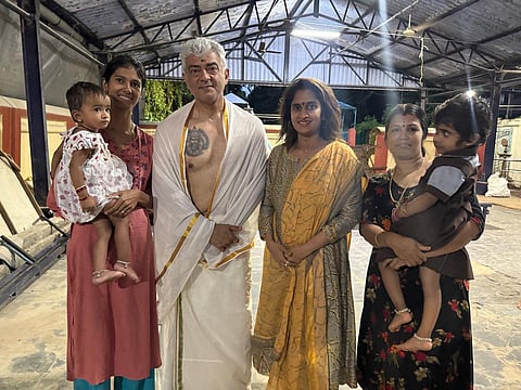 Ajith's latest pics revealing his tattoo go viral