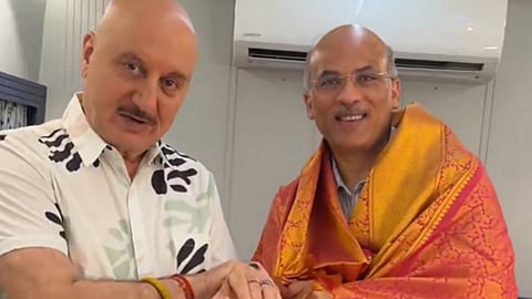 Anupam Kher announces his next film with Sooraj Barjatya