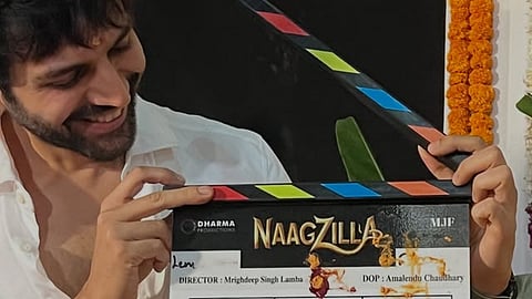 Kartik Aaryan begins shooting for the Karan Johar-backed comedy-drama Naagzilla