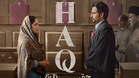 Yami Gautam and Emraan Hashmi in Haq poster