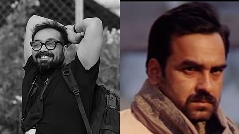 Anurag Kashyap (L) and Pankaj Tripathi in Gangs of Wasseypur (R)
