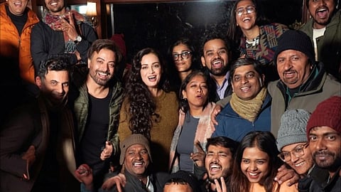 It’s a wrap on Dia Mirza and Rahul Bhat’s upcoming romantic film