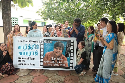 Japanese fans with Karthik Subbaraj