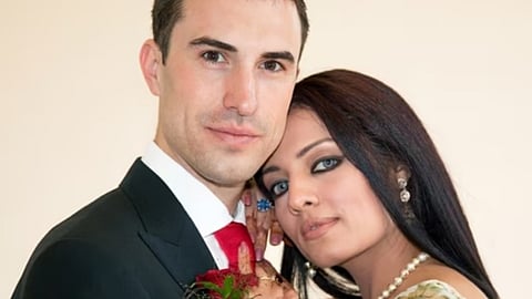 Peter Haag (left) and Celina Jaitly