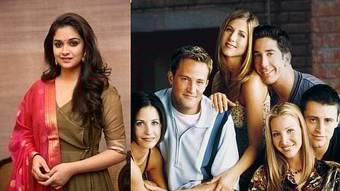 Keerthy Suresh reveals watching Friends to bust wok stress