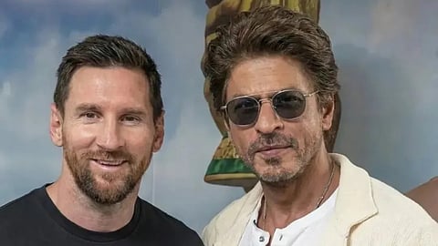 Shah Rukh Khan meets Lionel Messi