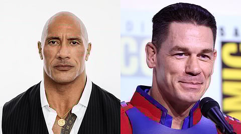 Dwayne Johnson pays tribute to John Cena on latter's wrestling retirement