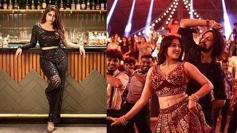 Nishvika; Nishvika with Sudeep in Mark