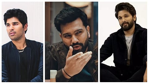 Allu Arjun celebrates Sirish’s special moment with Rohit Sharma in a recent commercial