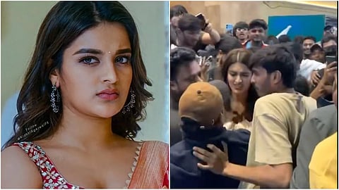 Nidhhi Agerwal mobbed at The Raja Saab song launch event; Chinmayi strongly reacts to the incident