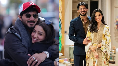 Dulquer Salmaan pens heartfelt anniversary note alongside photos with wife Amal Sufiya