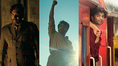 New glimpse from Parsakthi shows Sivakarthikeyan, Ravi Mohan and Atharvaa's characters and unseen BTS stills