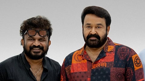 Tharun Moorthy and Mohanlal (L-R)