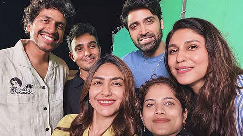 Mrunal Thakur wraps up her shoot for Adivi Sesh’s Dacoit