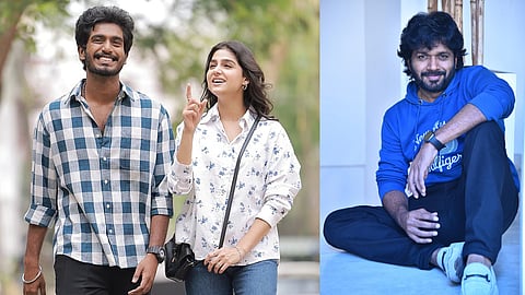 Abishan and Anaswara in With Love still; Anil Ravipudi