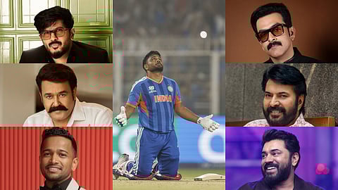 Mammootty, Mohanlal, Dulquer, Prithviraj, Basil, Nivin and others celebrate Sanju Samson’s heroic T20 World Cup knock