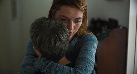 A still from A Family