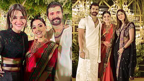 Kriti Sanon, Mrunal Thakur and more attend Vijay Deverakonda-Rashmika Mandanna wedding reception