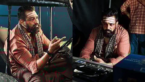 Dhruva Sarja in the sets of Criminal