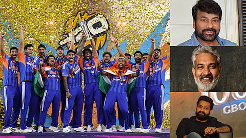 Chiranjeevi, SS Rajamouli, Jr NTR among Tollywood personalities congratulating India's Men's T20 Cricket World Cup win
