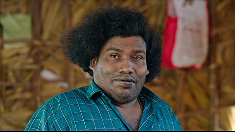 Yogi Babu in a still from Kenatha Kanom